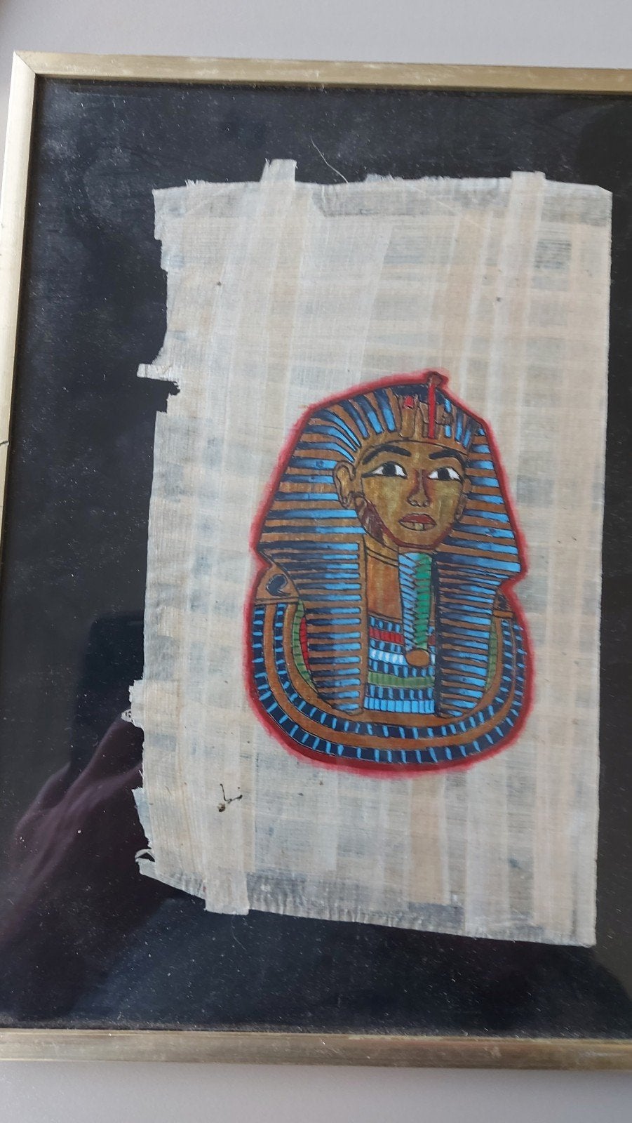 dodenmasker van de Egyptische faraoha, Enlèvement