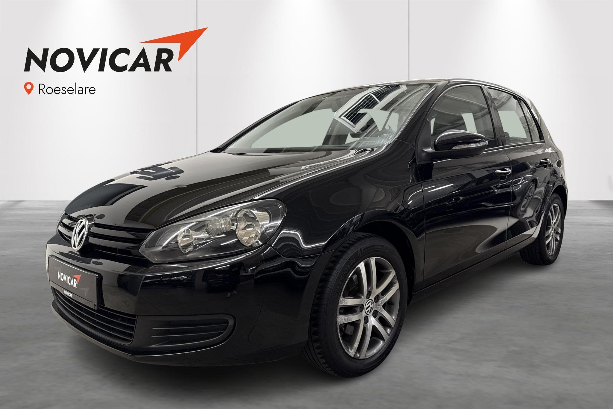 Volkswagen Golf VI 1.4I Trendline + AUTO AIRCO - CRUISE CONT, Auto's, Voorwielaandrijving, Euro 5, Stof, Zwart