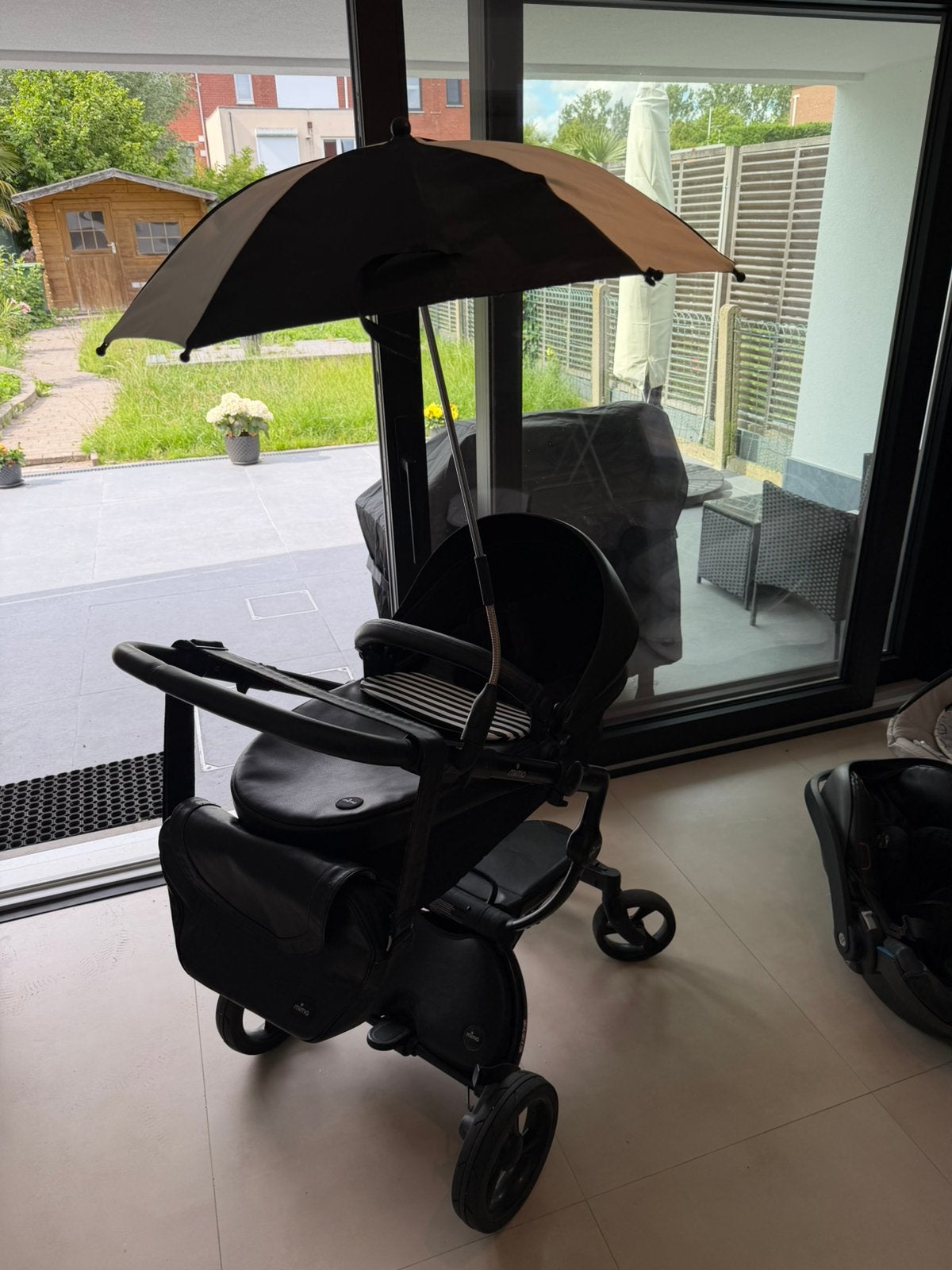 Mima Buggy 3in1 + Tas, Mat, Parasol, Gebruikt, Met autostoeltje, Ophalen, Kinderwagen