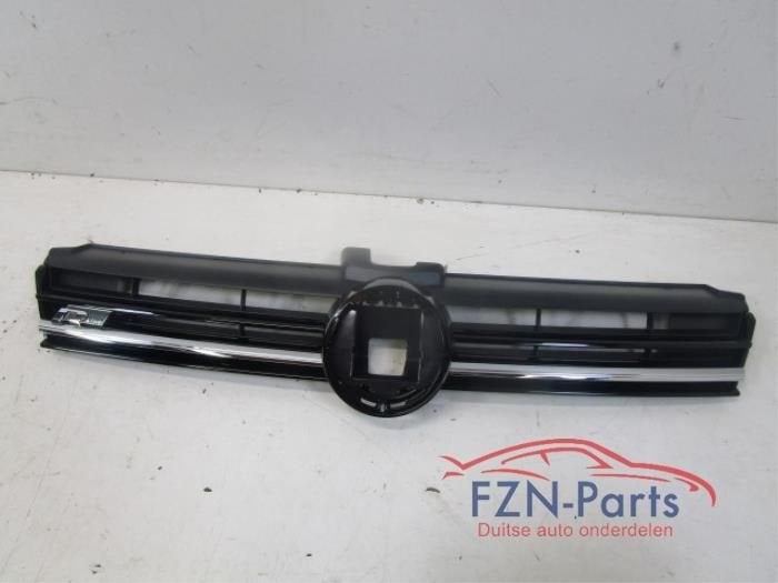 VW Golf 7 Facelift R -Line Grille Chrome Hoogglans Zwart, Enlèvement ou Envoi, Utilisé