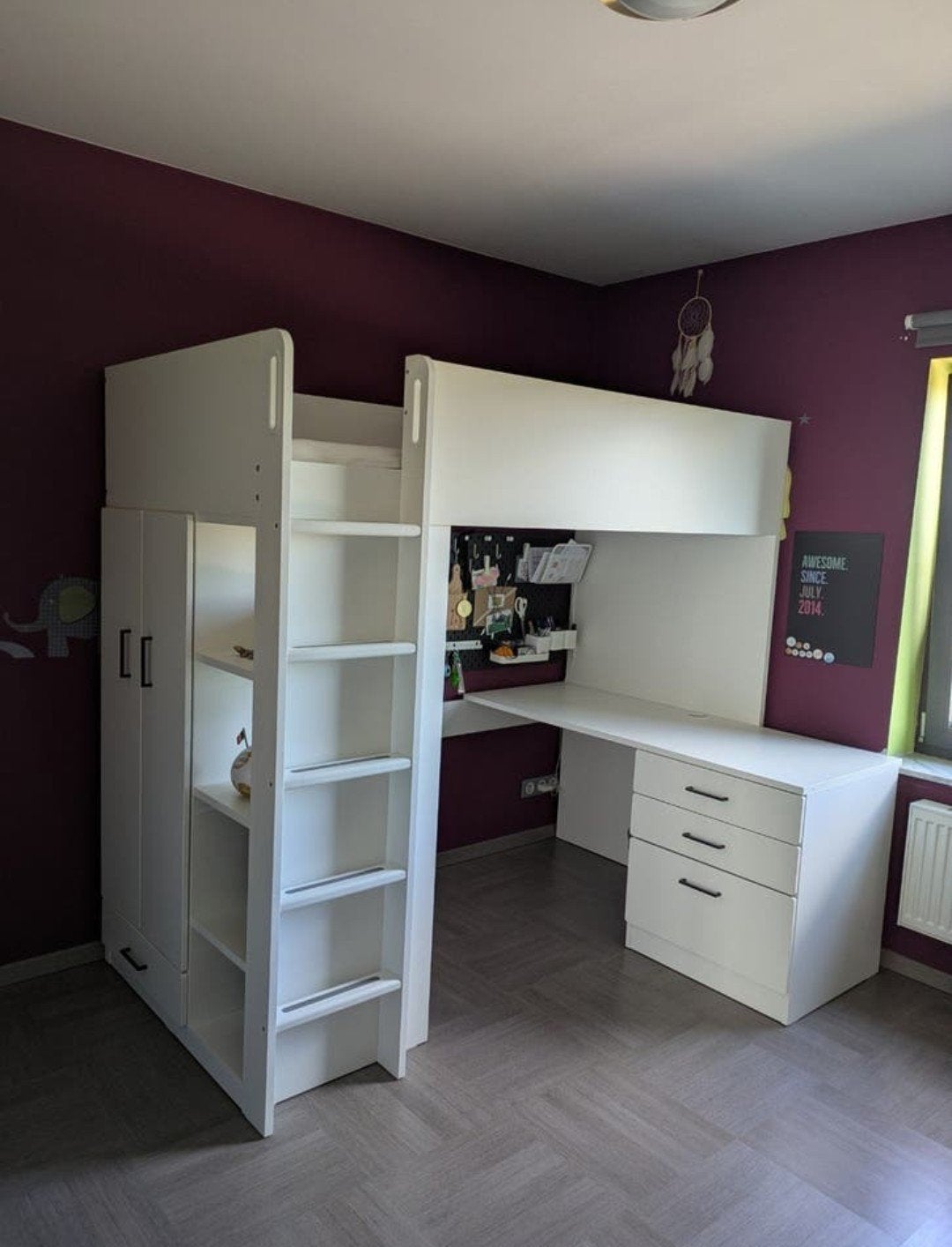 lit smastad avec matelas plus couette 4 saison, Enlèvement, Lit mezzanine