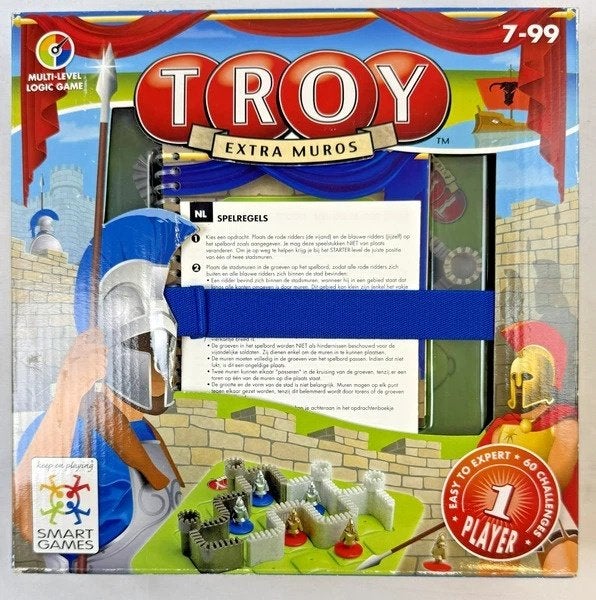 SmartGames Troy Extra Muros Logic Game Thinking Game pour 1, Hobby & Loisirs créatifs, 1 ou 2 joueurs, Envoi, Comme neuf, Smart Games
