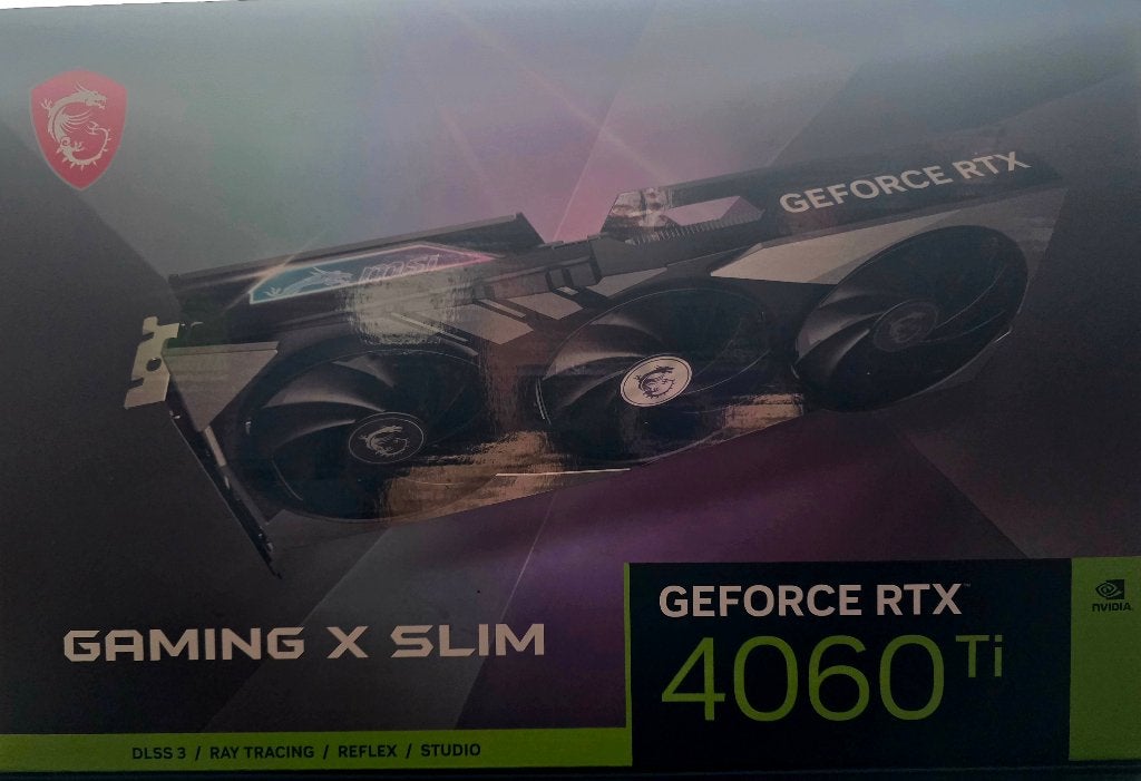 Videokaart GEFORCE RTX4060 Ti 16G, Informatique & Logiciels, Cartes vidéo, Comme neuf, Nvidia, PCI, GDDR6, HDMI, DisplayPort, Enlèvement