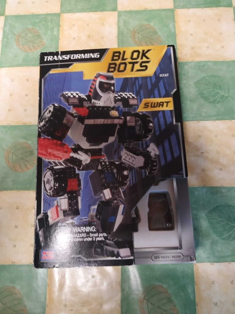 megabloks blok bots transforming robot "swat" nr 9332, Ophalen of Verzenden