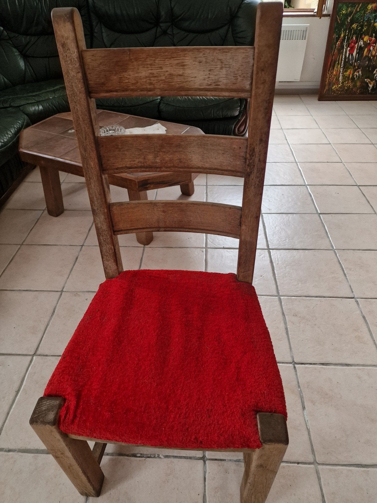Chaises de salle a manger en chéne, Antiquités & Art, Enlèvement
