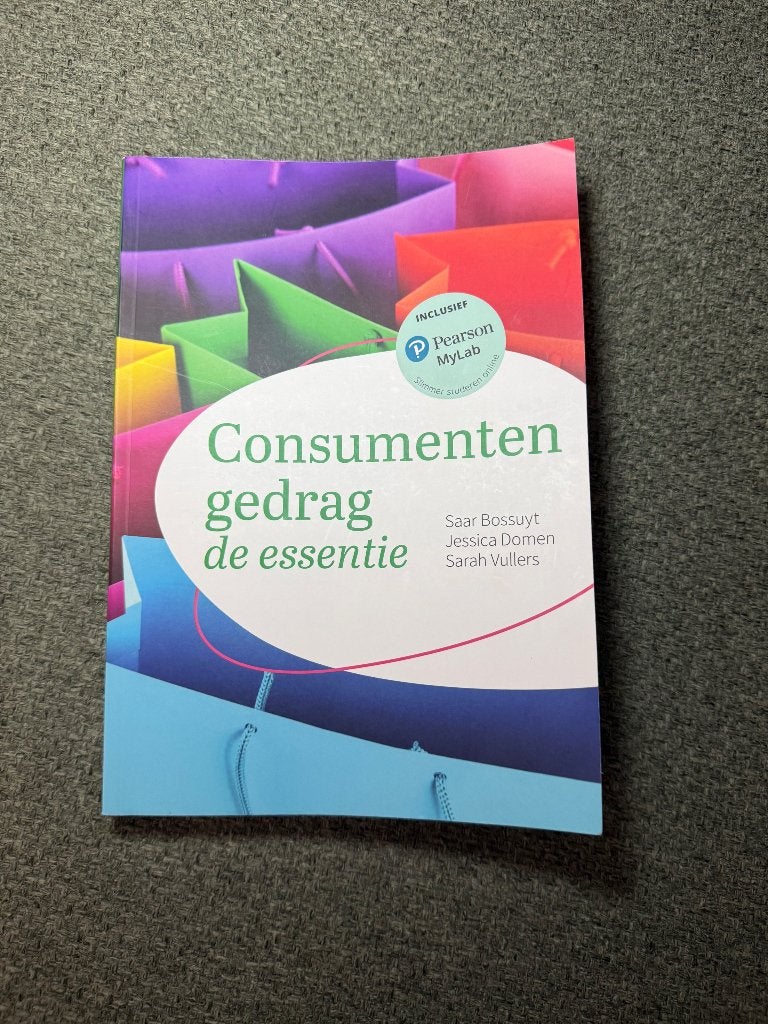 Boek Consumentengedrag - de essentie, Boeken, Ophalen of Verzenden, Nieuw, Hogeschool