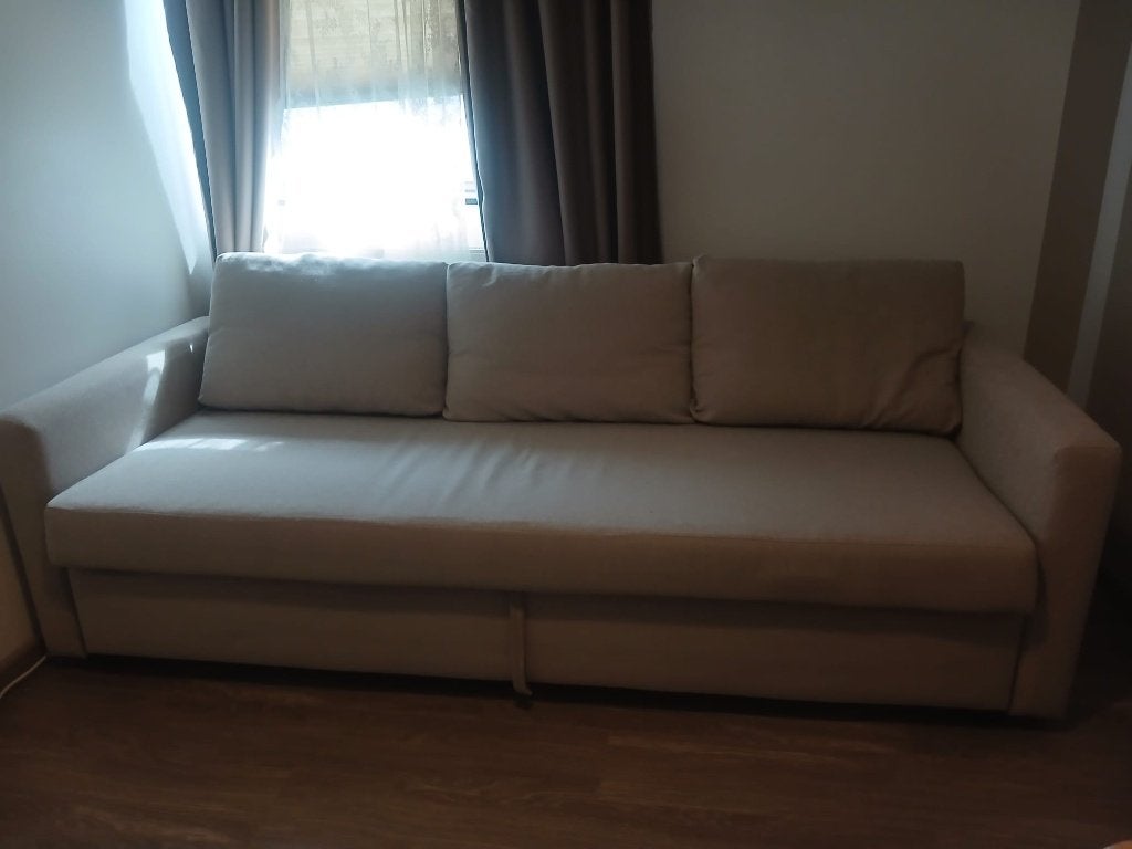 Slaapbank IKEA, Ophalen, Gebruikt, 220 cm, 90 cm