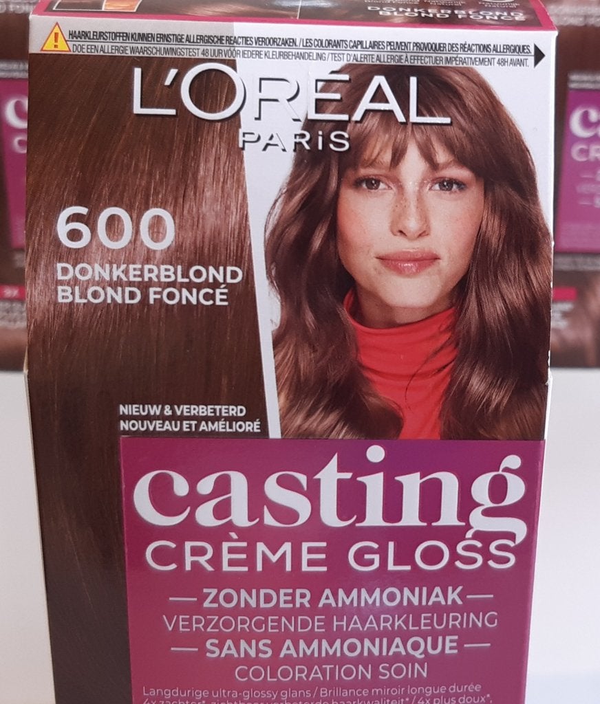 haarkleuring L'Oréal Paris 600 (nieuw)+ gratis spray en cape, Enlèvement, Neuf, Autres types
