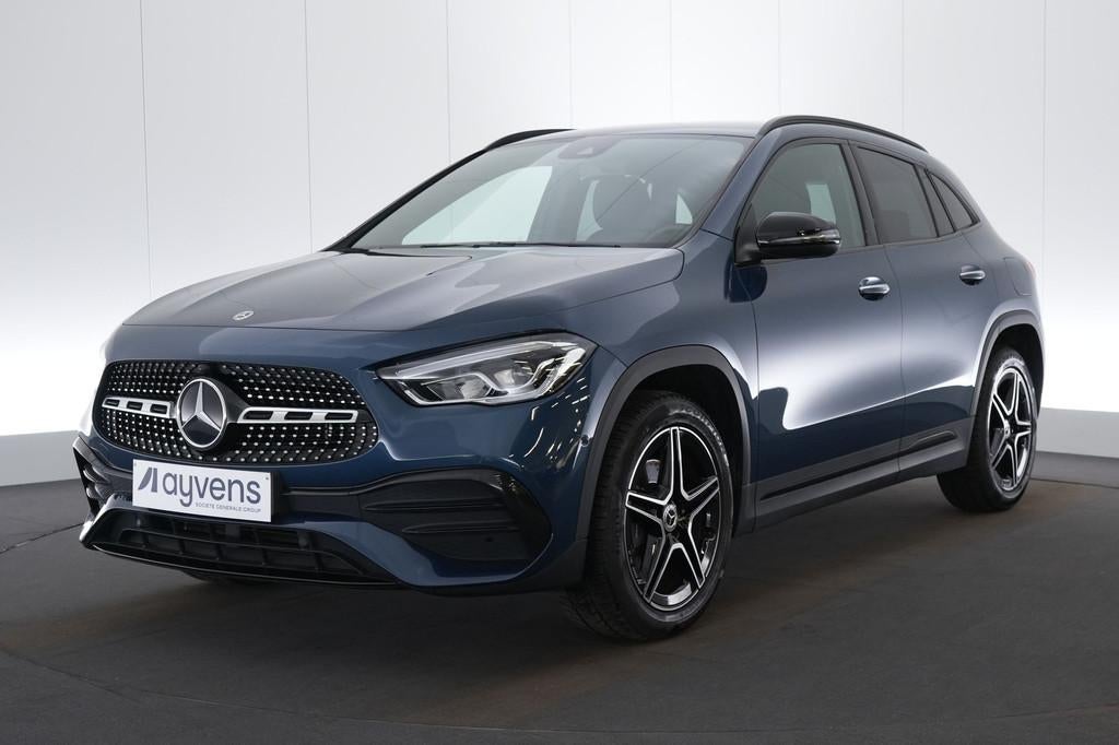 (2CXC058) MERCEDES-BENZ GLA, Auto's, Mercedes-Benz, Gebruikt, Euro 6, Blauw, Alcantara