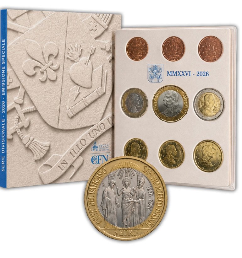 Vaticaan Bu set 2026, Postzegels en Munten, Munten | Europa | Euromunten, Ophalen of Verzenden, Vaticaanstad, 5 euro