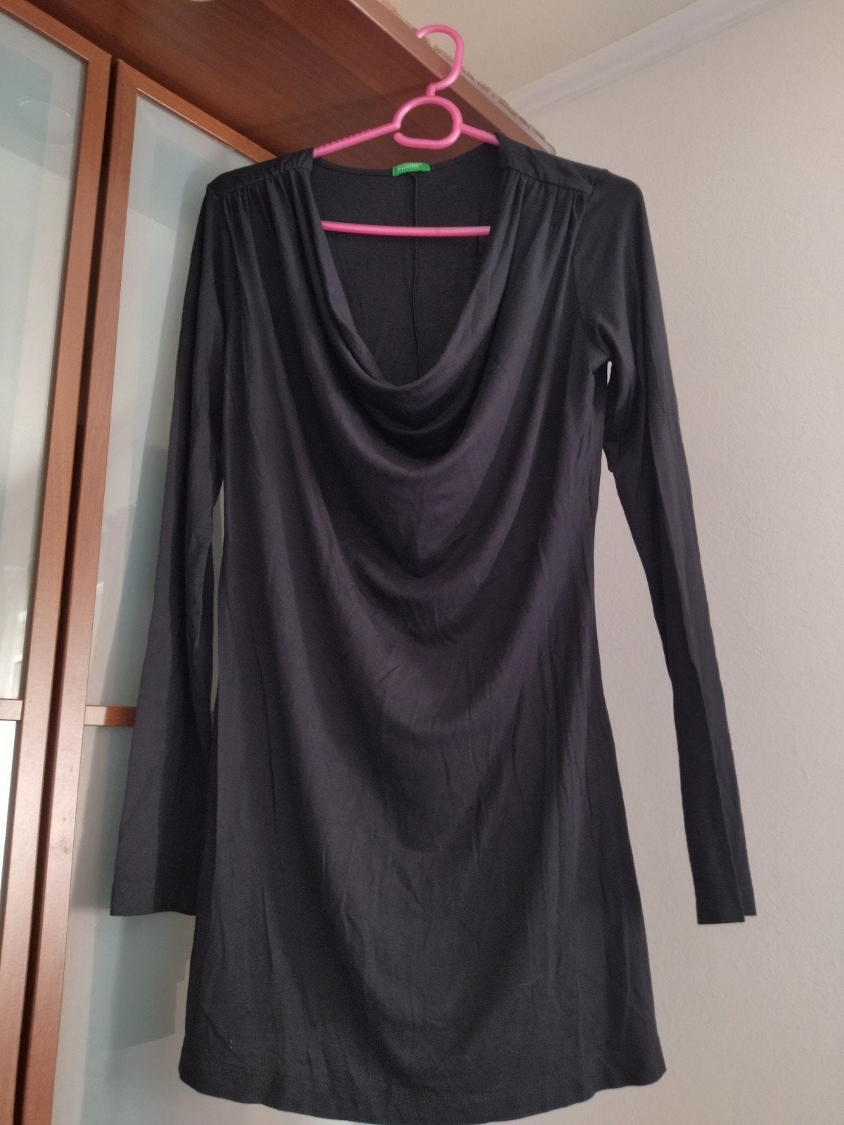 United Colors of Benetton T.M zwarte tuniek/lange blouse, Kleding | Dames, Zwart, Ophalen of Verzenden, Zo goed als nieuw, United color of Benetton