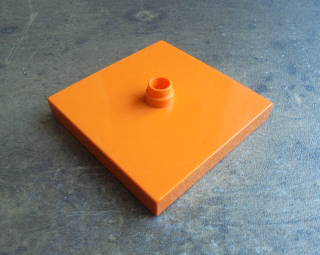 Lego Duplo Turntable 4x4 Base (zie foto's) 6, Ophalen of Verzenden, Gebruikt, Losse stenen, Duplo