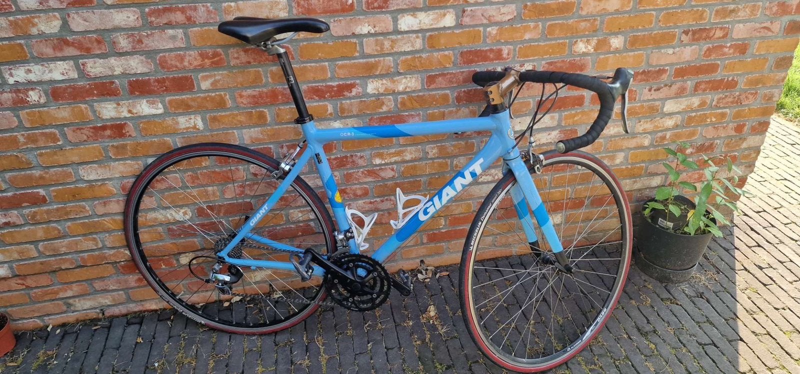 Baanfiets, Velgrem, Aluminium, Zo goed als nieuw, Giant
