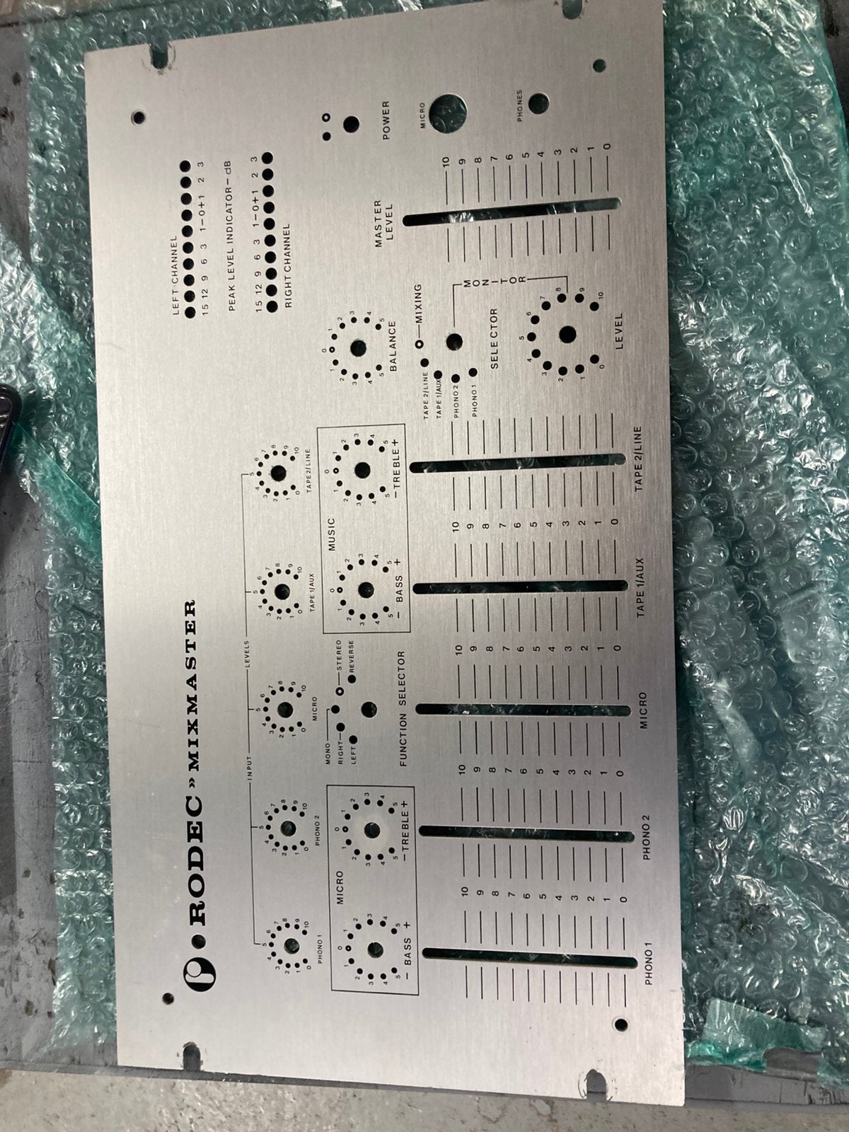 RODEC Front mixmaster, Musique & Instruments, Enlèvement ou Envoi, Comme neuf