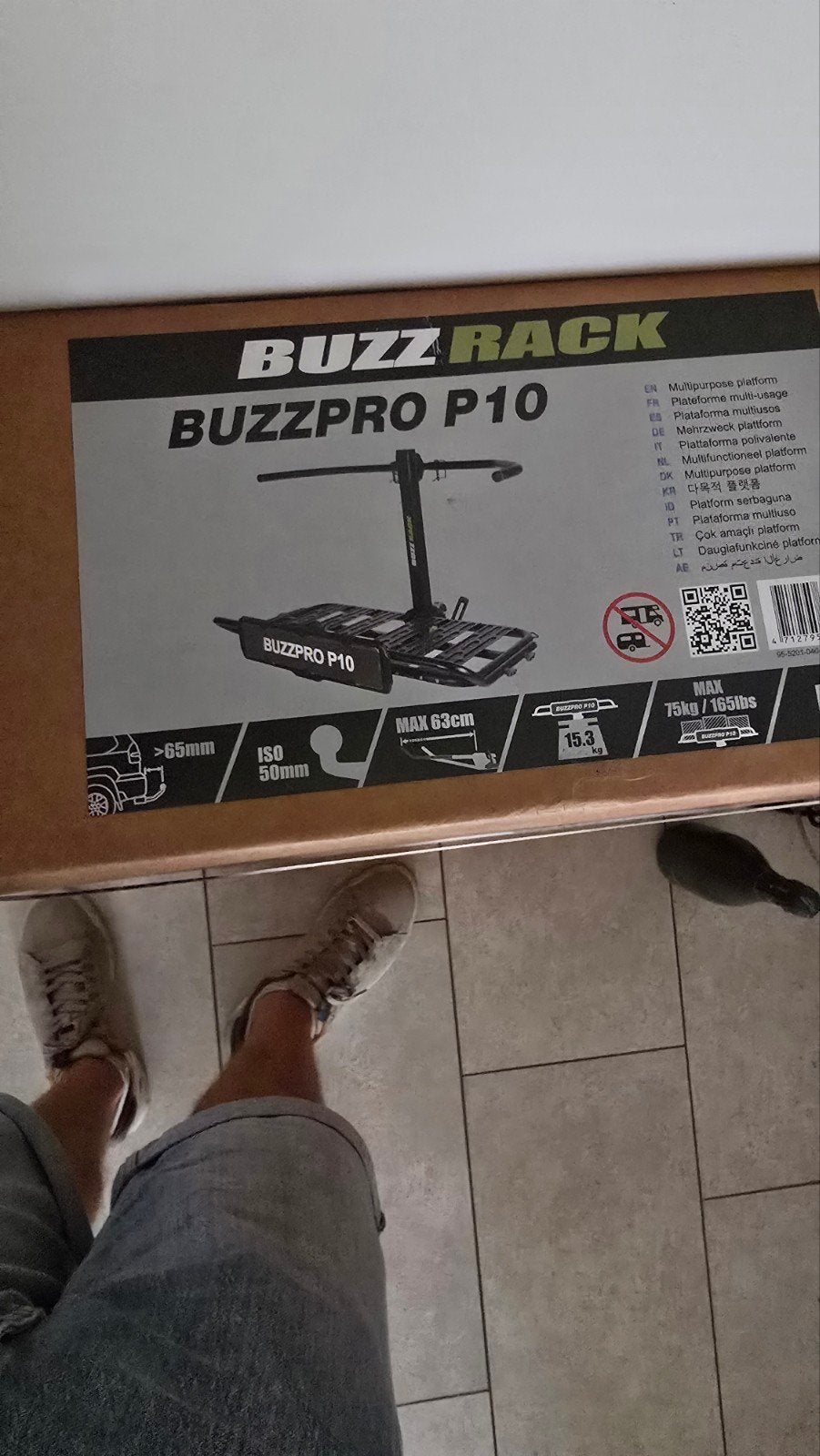 Nouveau porte-vélos, Enlèvement