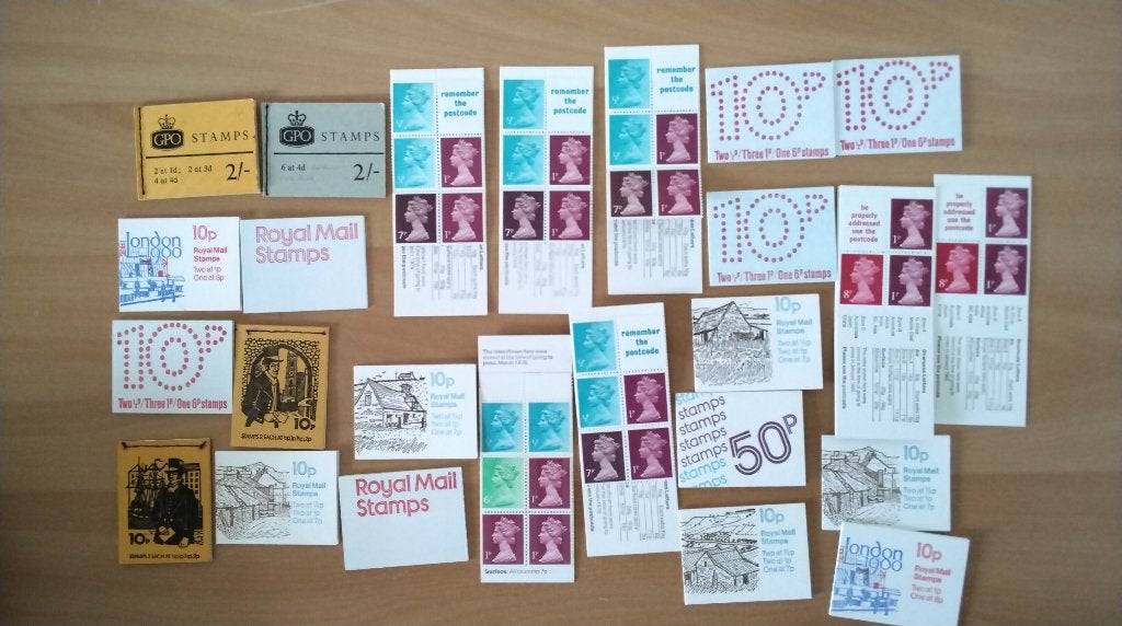 Verzameling postzegelboekjes MNH., Envoi