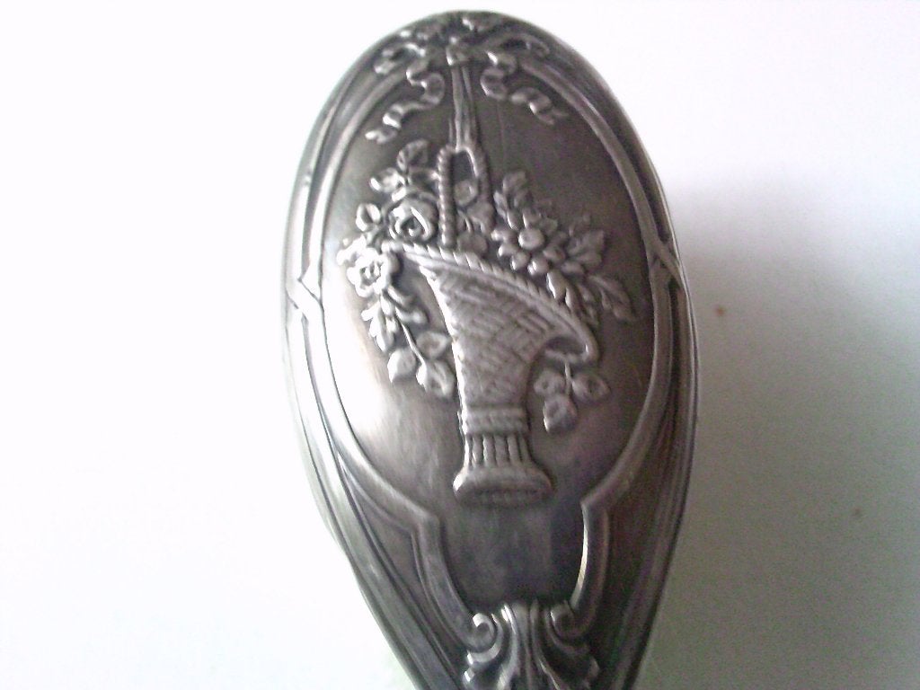 art nouveau zilvere borstel, Antiek en Kunst, Ophalen, Zilver