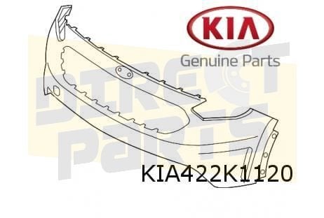 Kia Niro (6/16-6/19) voorbumper (te spuiten) (Bij ParkAssist, Neuf, Kia, -, -