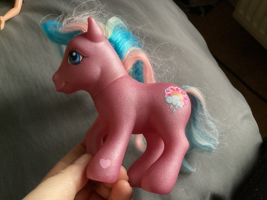 My Little Pony Generation 3 (G3) pony genaamd Sunshower, Kinderen en Baby's, Ophalen of Verzenden, Gebruikt