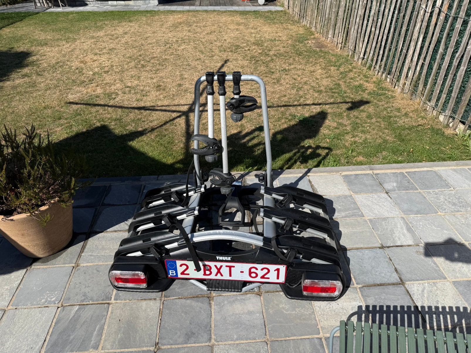 Thule EuroWay G2 923 – Fietsendrager voor 3 fietsen, Ophalen, Zo goed als nieuw