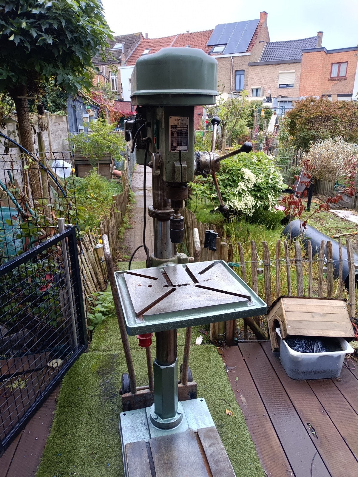 zware industriële kolomboormachine 3f, Bricolage & Construction, Enlèvement, Utilisé, Foreuse sur colonne, 600 watts ou plus