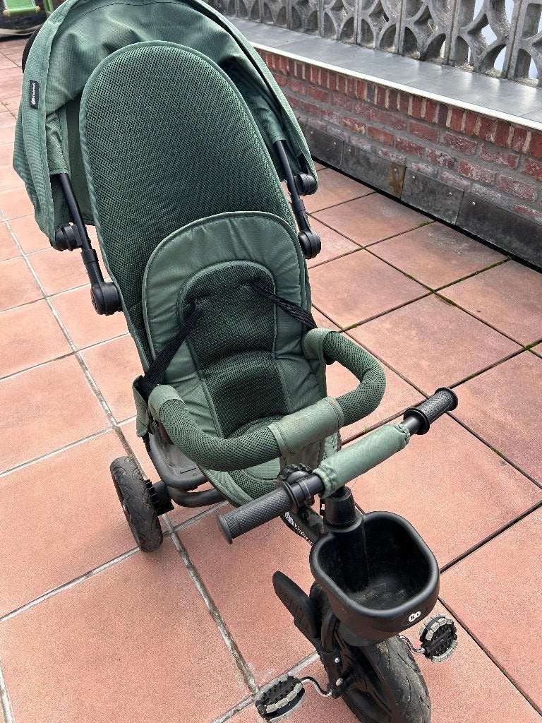 TRICYCLE ENFANT AVEC CANNE + HARNAIS + ACCESSOIRES, Frein sur jante, Kinderkraft, Enlèvement, Utilisé