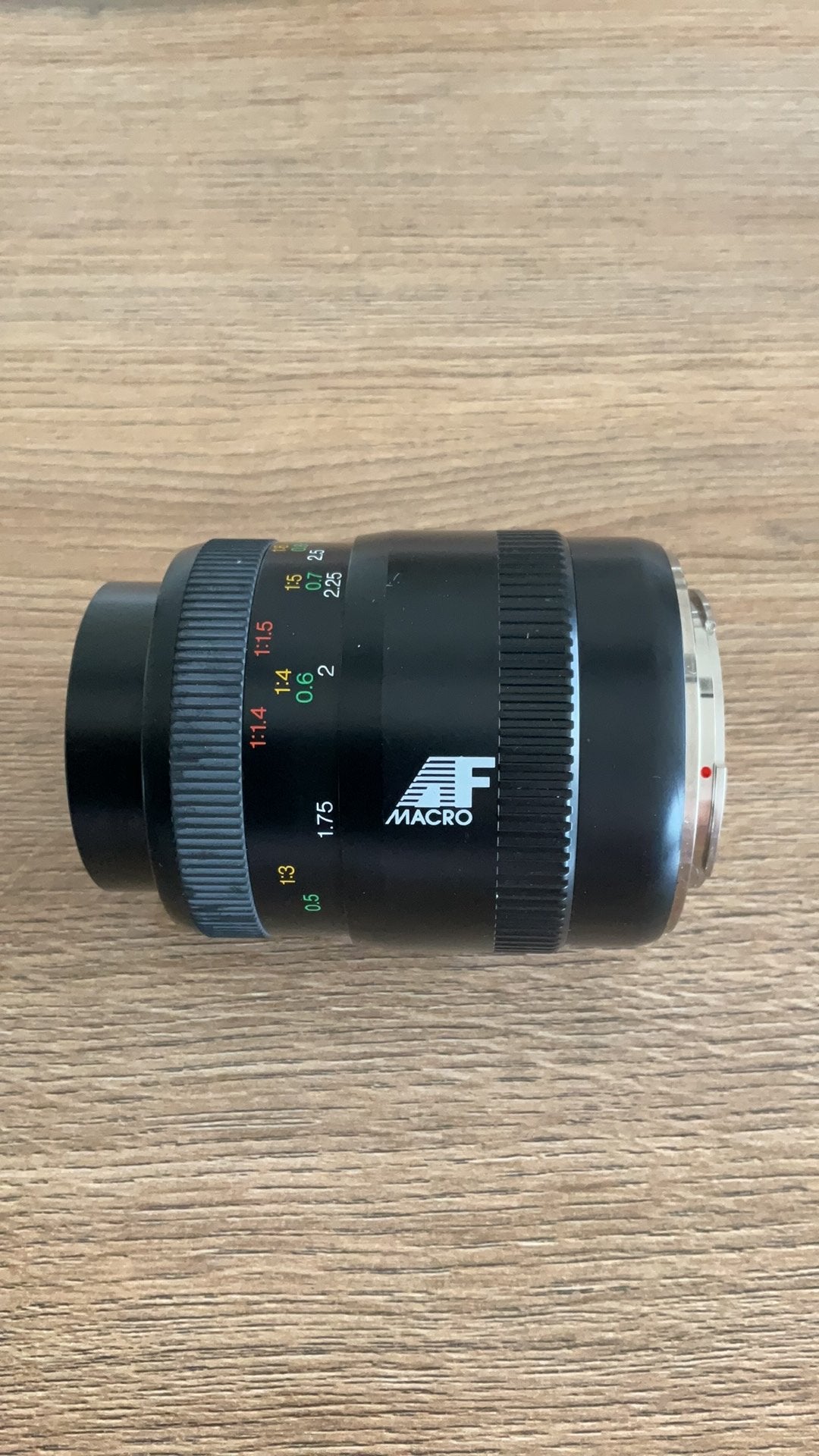 Vivitar auto focus macro lens voor Canon EF, Audio, Tv en Foto, Canon, Ophalen of Verzenden, Zo goed als nieuw, Lensdoppen