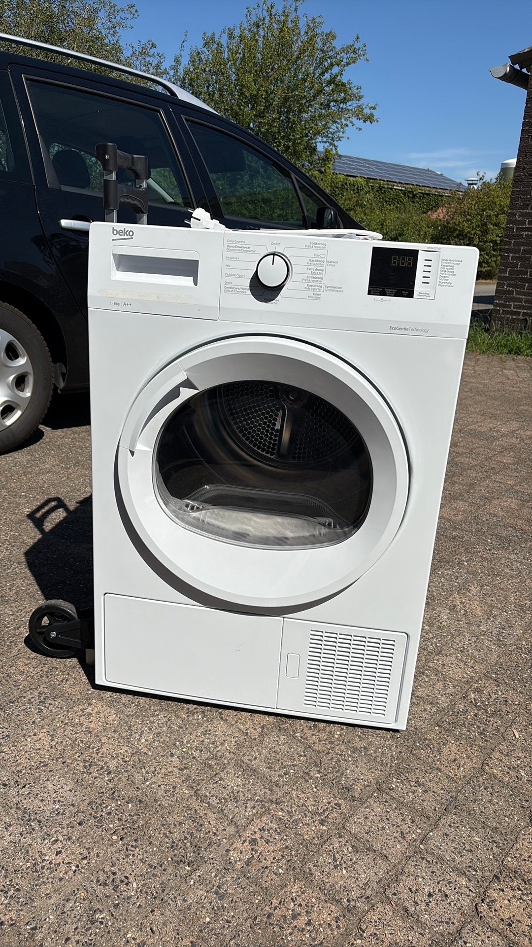 Droogkast beko 8 kg A++, Elektronische apparatuur, Ophalen, Gebruikt