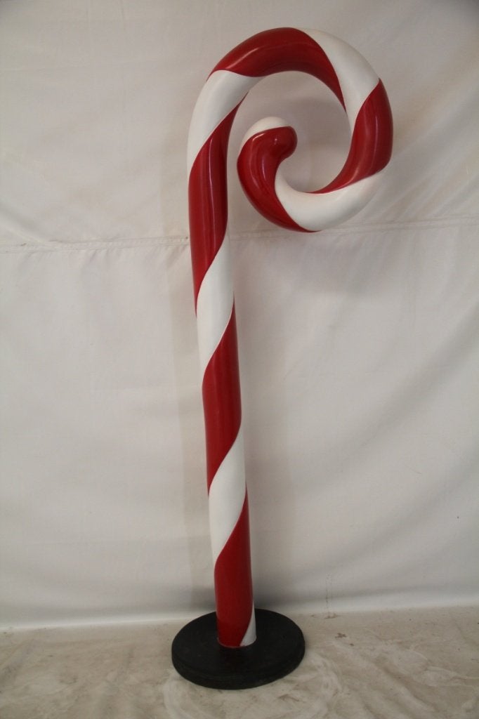 Statue Candy Cane Swirl — Candy Cane Hauteur 150 cm