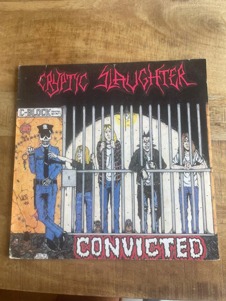 Lp cryptic slaughter, Cd's en Dvd's, Vinyl | Hardrock en Metal, Ophalen of Verzenden, Gebruikt