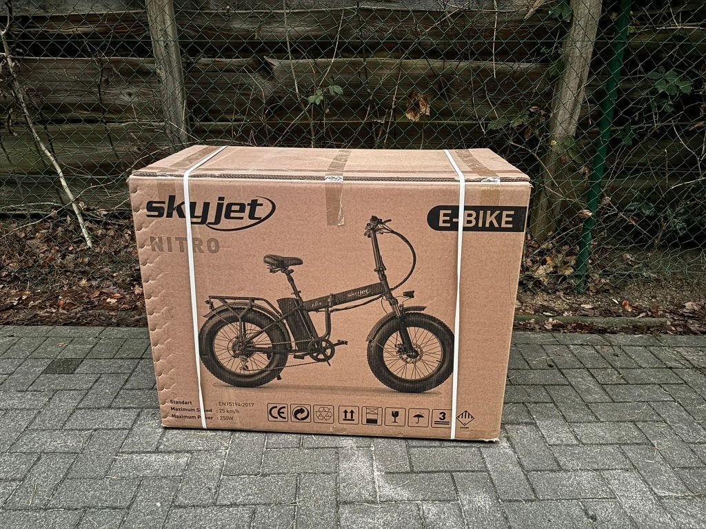 Elektrische opvouwbare fatbike, Enlèvement, Comme neuf, Moins de 30 km par batterie