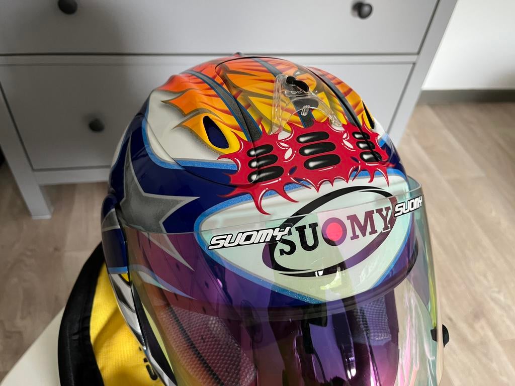 Suomy Troy Lee Design motorfiets helm, Autres marques, Seconde main, Enlèvement ou Envoi, Casque intégral
