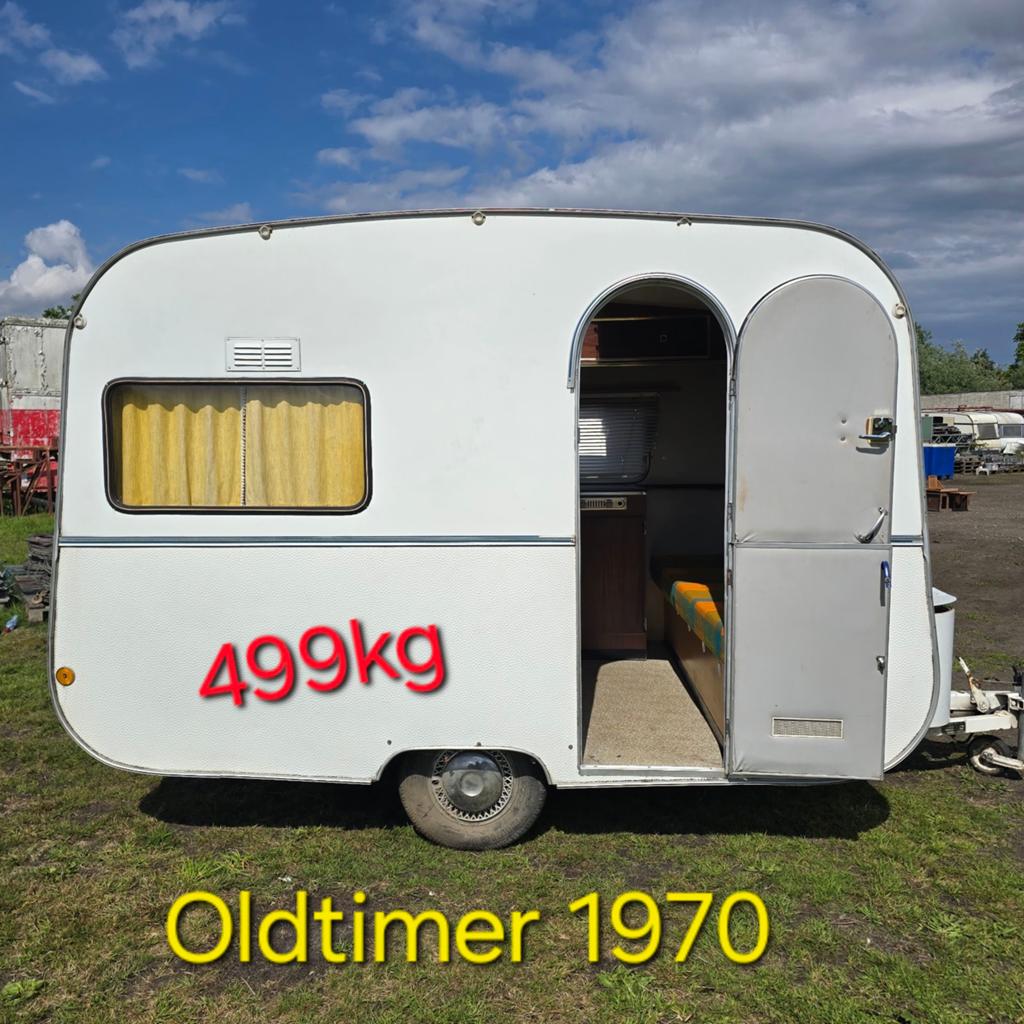Caravan Viking 499kg Rijbewijs B oldtimer 1970 foodtruck B&B, Enlèvement