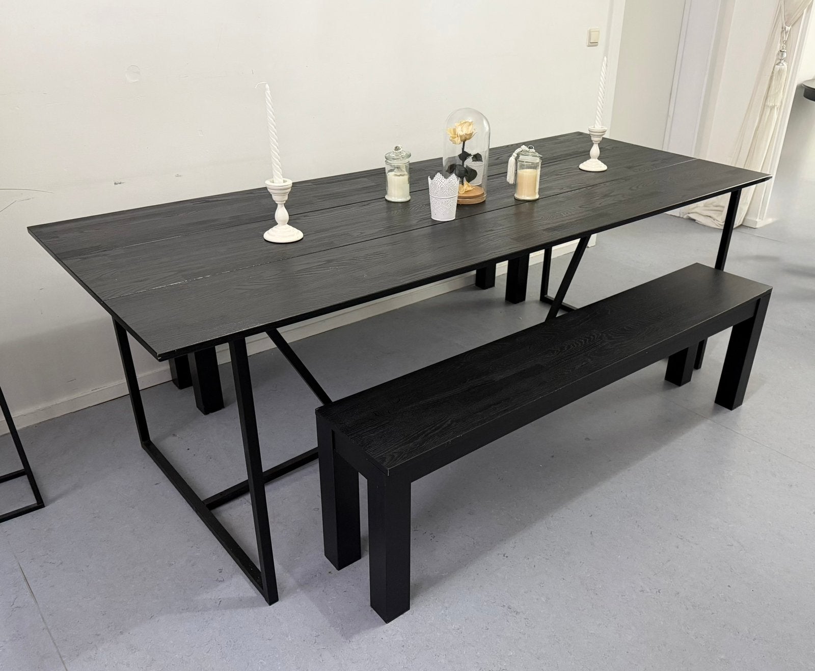 Table pour salle à manger, Utilisé, 50 à 100 cm, 200 cm ou plus, Enlèvement ou Envoi