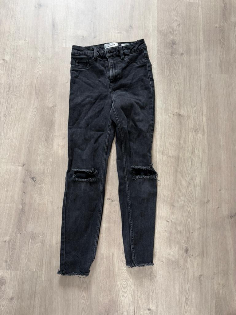 Zwarte jeansbroek van New Look, Kleding | Dames, Ophalen, Zo goed als nieuw