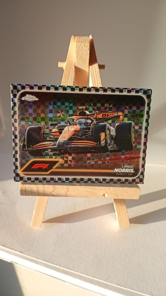 Lando Norris Refractor #79 2024 Topps Chrome Formula 1, Enlèvement ou Envoi, Comme neuf, Cartes en vrac, Foil