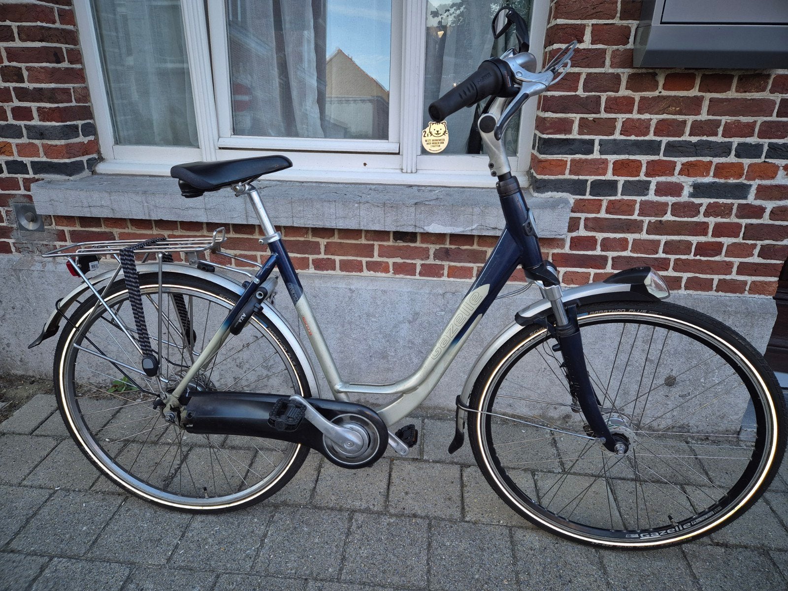 Gazelle damesfiets 28inch, Ophalen, (Extra) lage instap, Zo goed als nieuw, 50 tot 53 cm