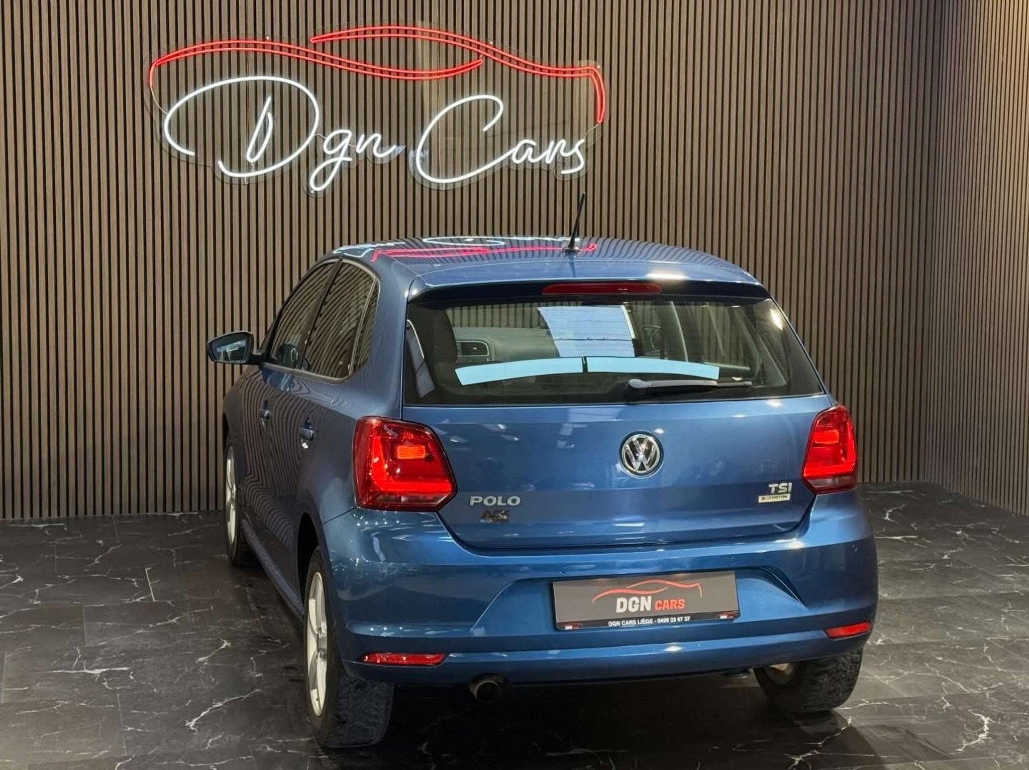 Volkswagen Polo Polo 1.2 TSI Sportline BMT (bj 2016), Stof, Gebruikt, 4 cilinders, Blauw