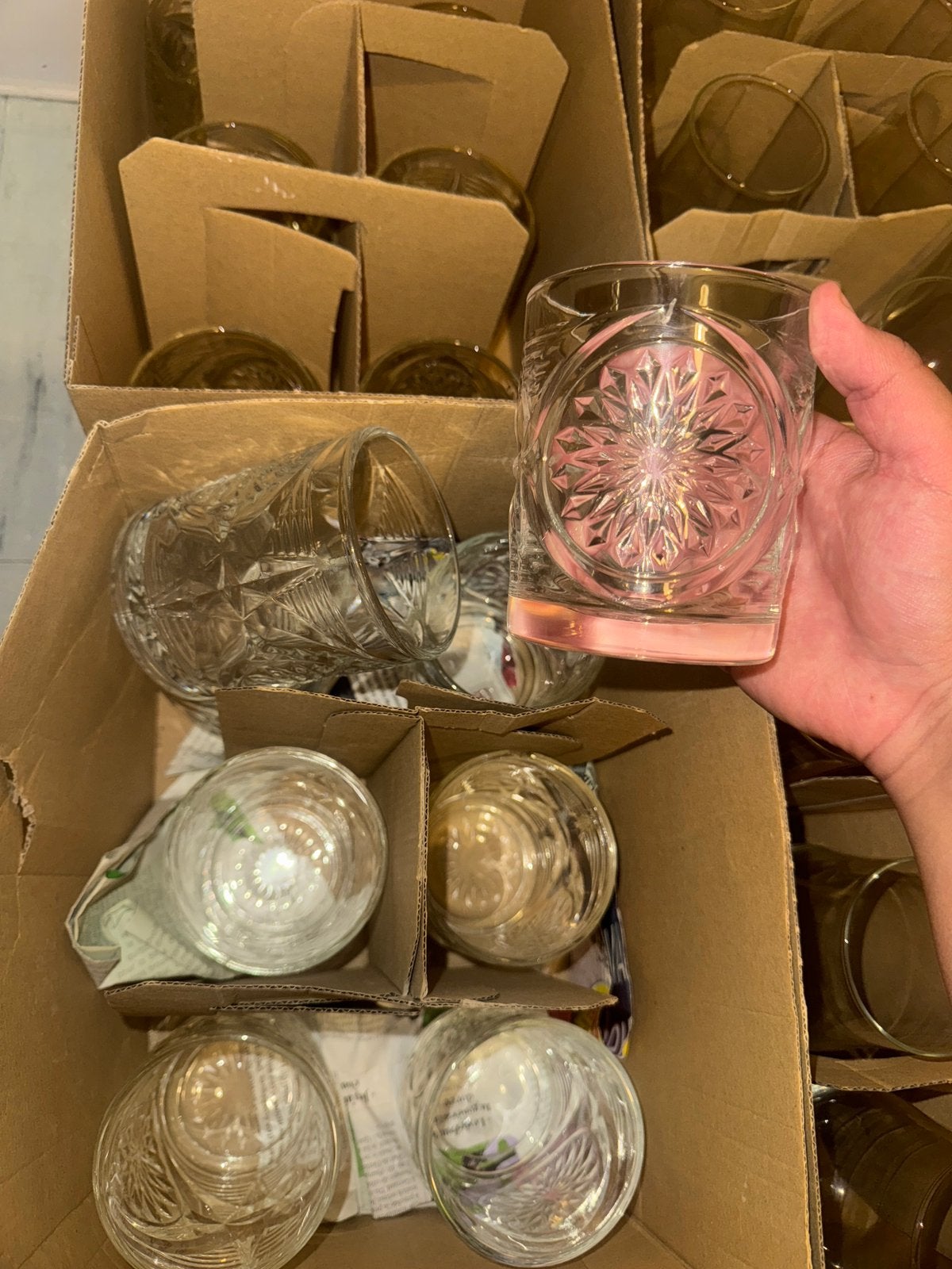 Materiel à cocktail et verres, Verre ou Verres, Comme neuf, Verre, Enlèvement