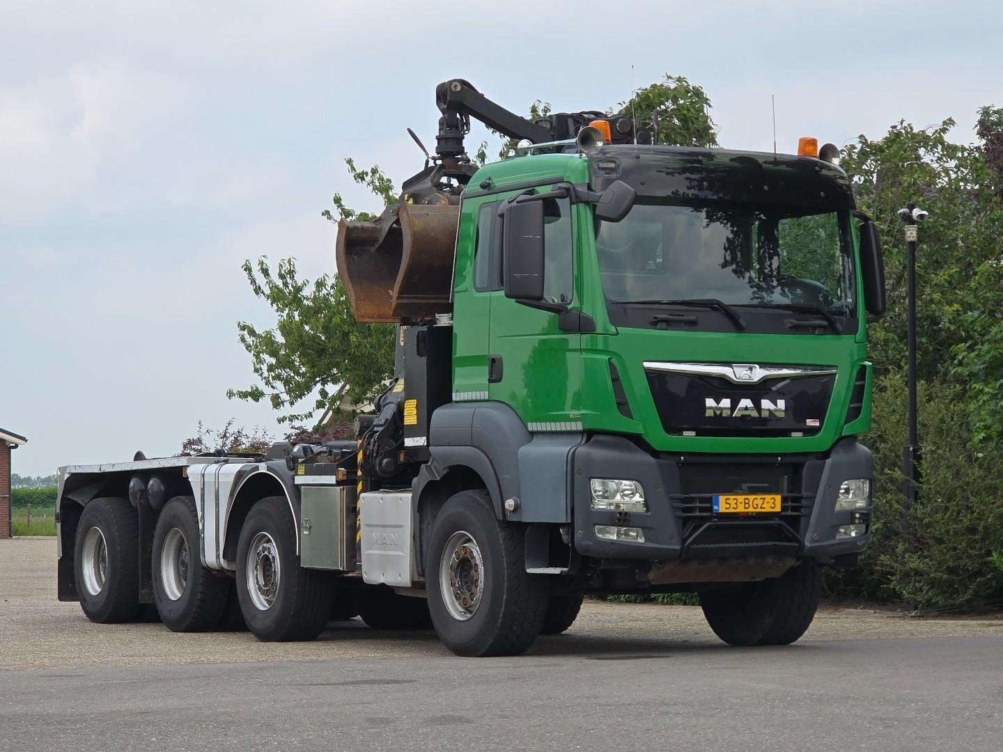 MAN WVT 43/480 480 WIERDA WIDESPREAD 8x4 ! SYSTÈME DE GRUE/, Achat, Euro 6, 2 places, Automatique