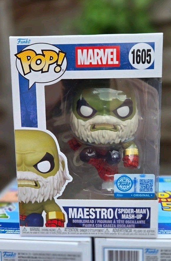 Funko POP! Marvel Maestro (Spider-Man Mash-Up) #1605, Enlèvement, Neuf