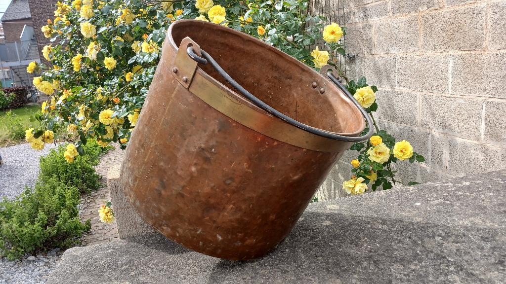 Koperen ketel, Antiek en Kunst, Ophalen, Koper
