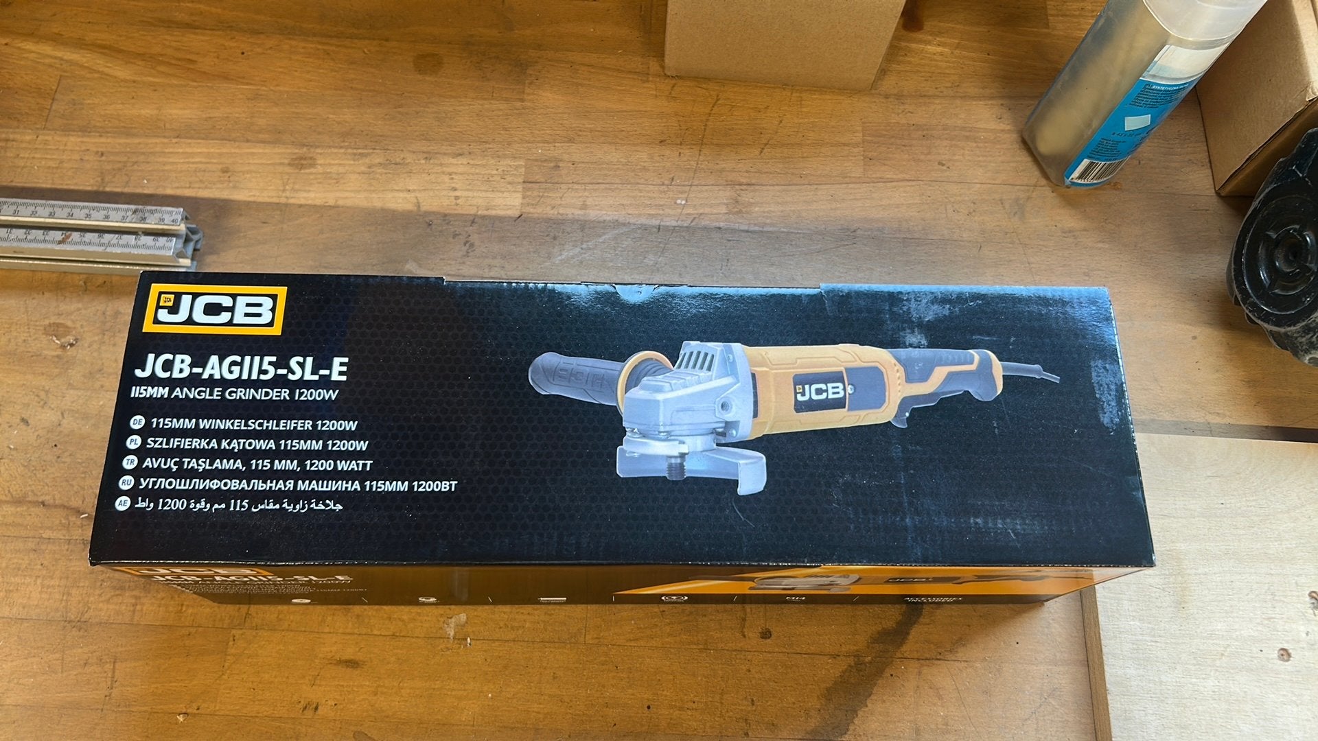 JCB 1200W slijpschijf, Doe-het-zelf en Bouw, Ophalen, Nieuw, 1000 watt of meer, Haakse handslijpmachine