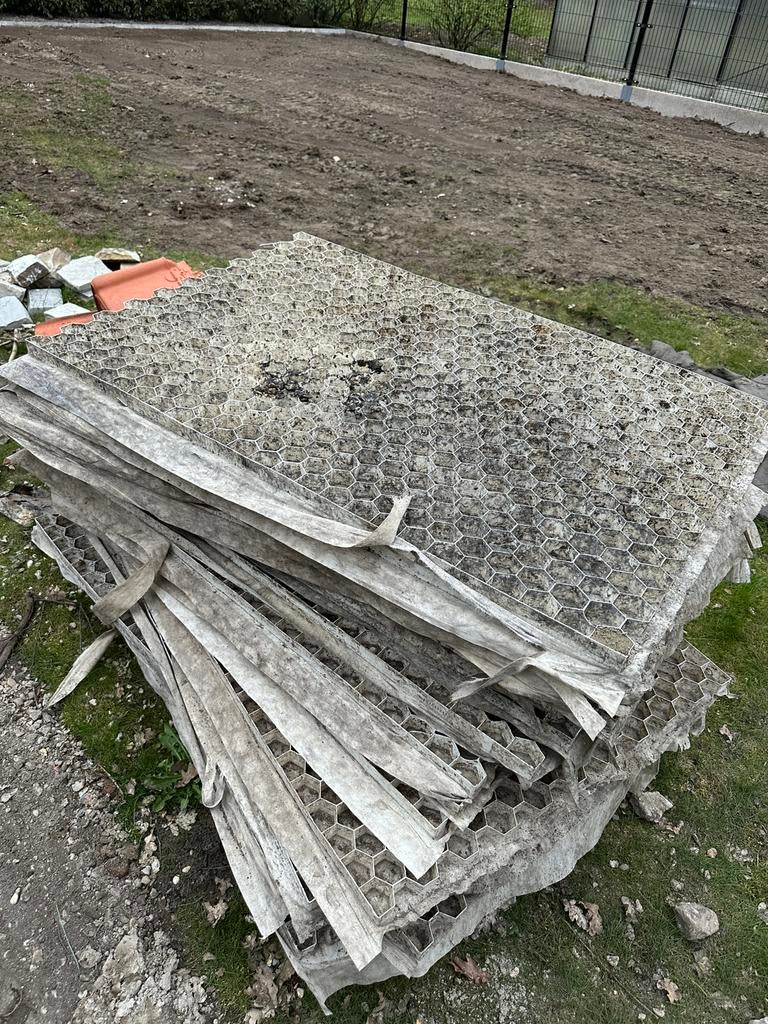 Grindmatten, Ophalen, Overige materialen, Gebruikt, Wit