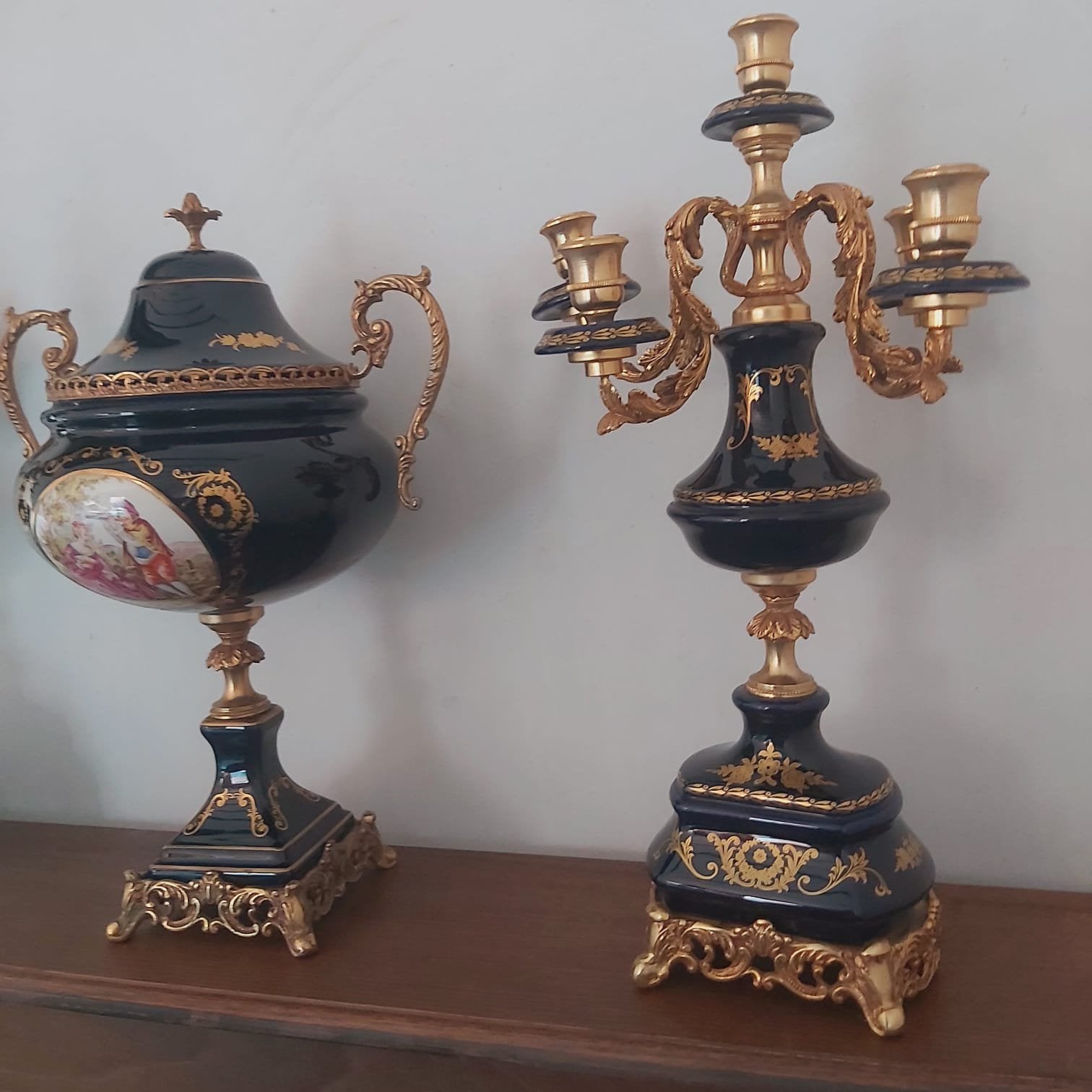 Frans limoges 43cm hoog, Antiek en Kunst, Ophalen, Keramiek of Aardewerk