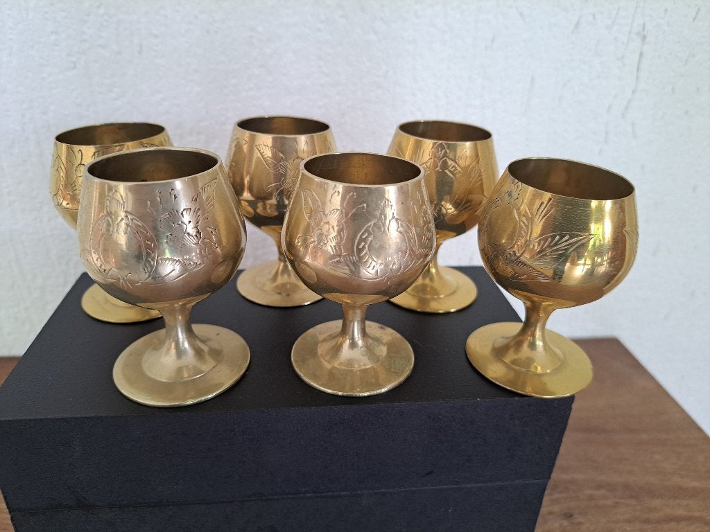 vintage messing kelken, Antiek en Kunst, Ophalen, Koper