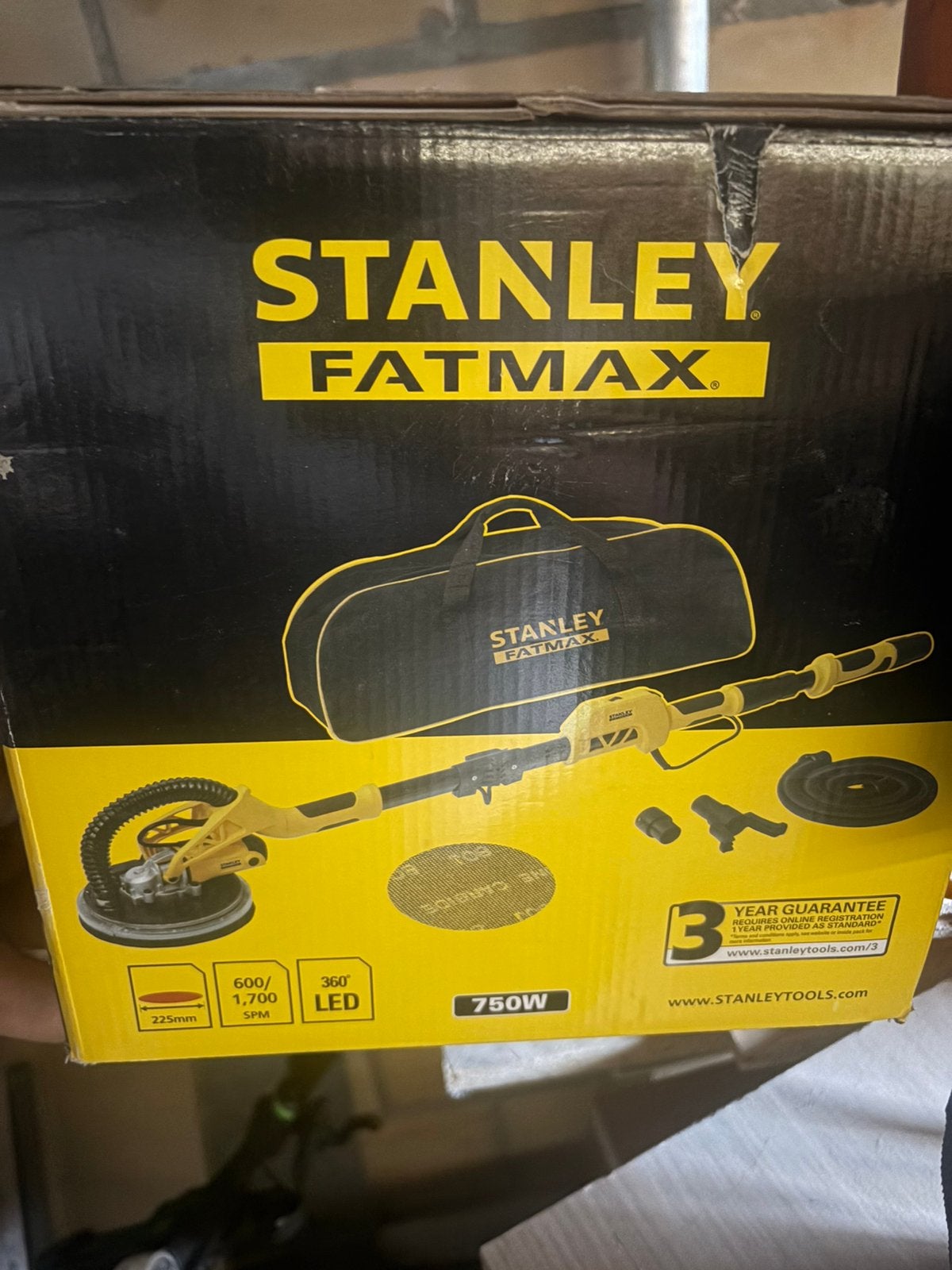 Stanley fatmax plafondschuurmachine, Bricolage & Construction, Outillage | Ponceuses, Enlèvement