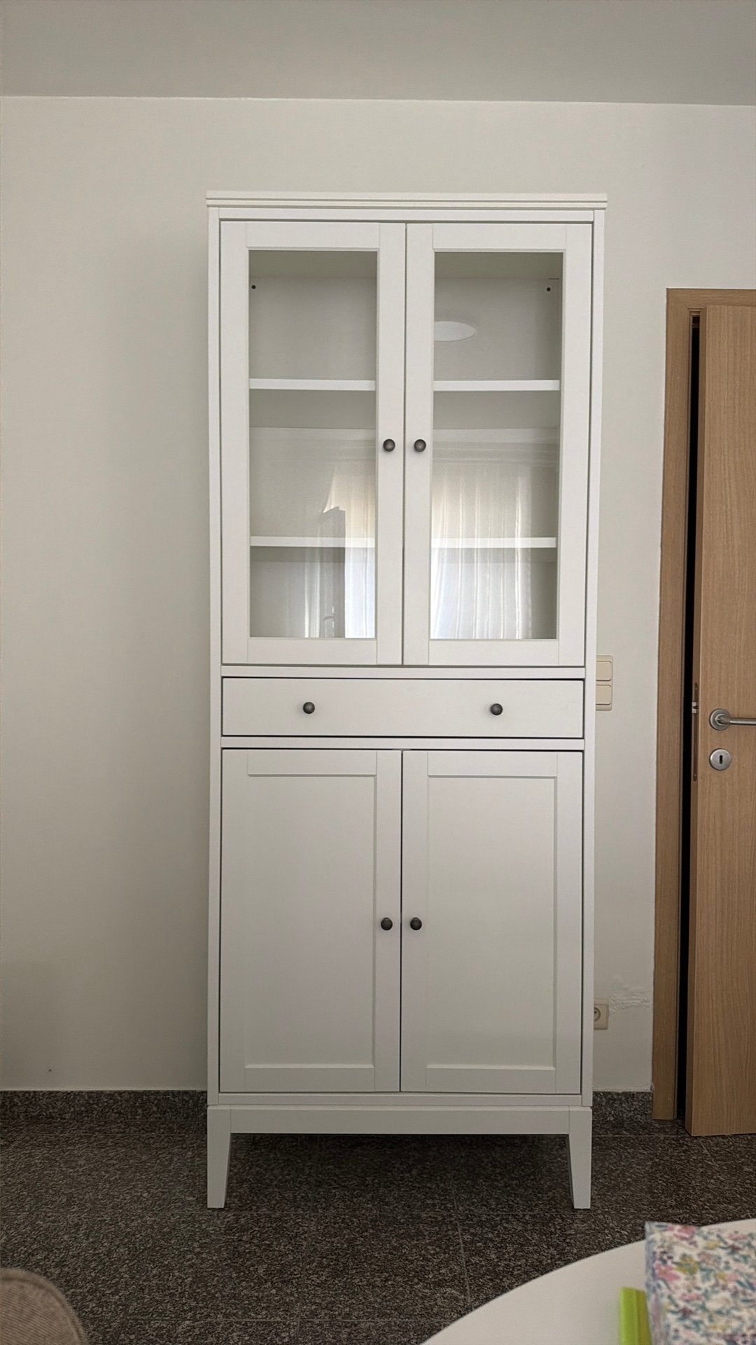 Vitrine kast, Ophalen, Met deur(en), 200 cm of meer, 50 tot 100 cm