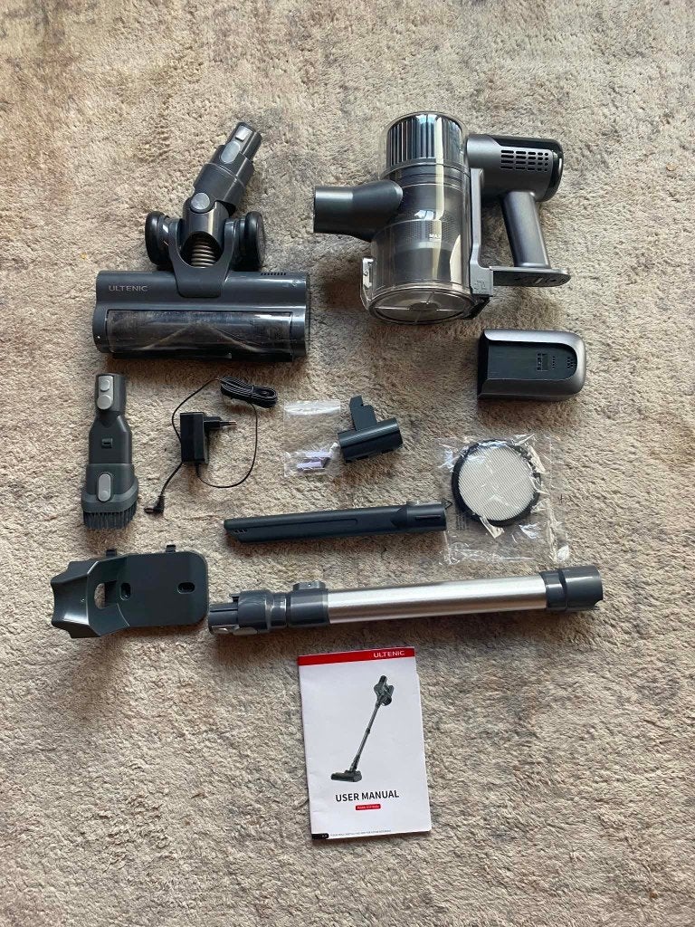 Aspirateur sans fil Ultenic U12 Vesla, Sans fil, Enlèvement ou Envoi, Aspirateur balai, Utilisé