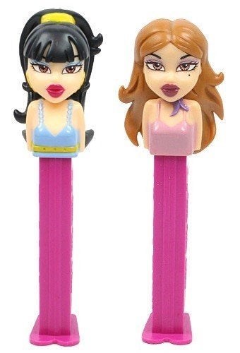 2 PEZ dispensers Bratz Girls uit 2005, Ophalen of Verzenden